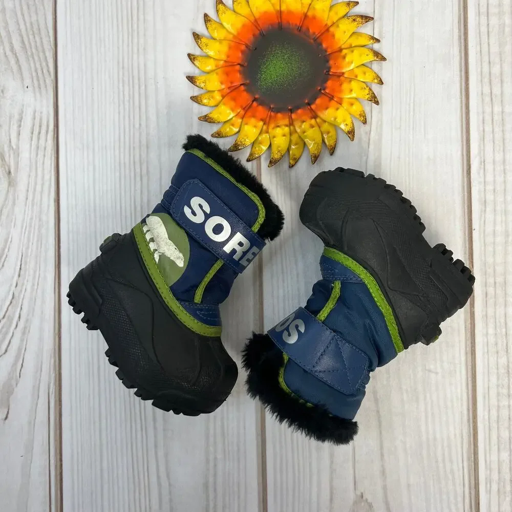 sorel snow commander toddler snow‎ boots 4C